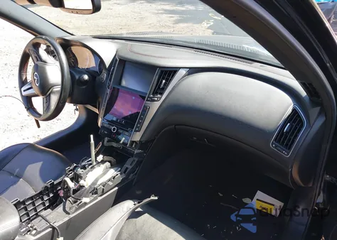 2018 Infiniti Q50 3.0T Red Sport 400 z USA, uszkodzony, nr VIN JN1FV7AP3JM460198